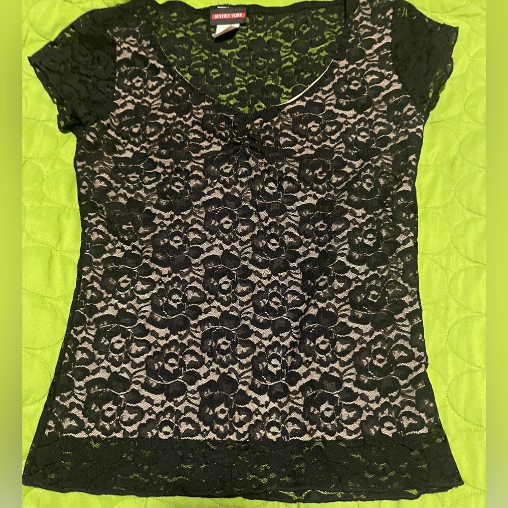 Elegant Black Lace Camisole